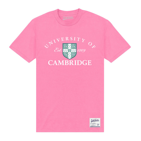University Of Cambridge Est 1209 Pink T-Shirt