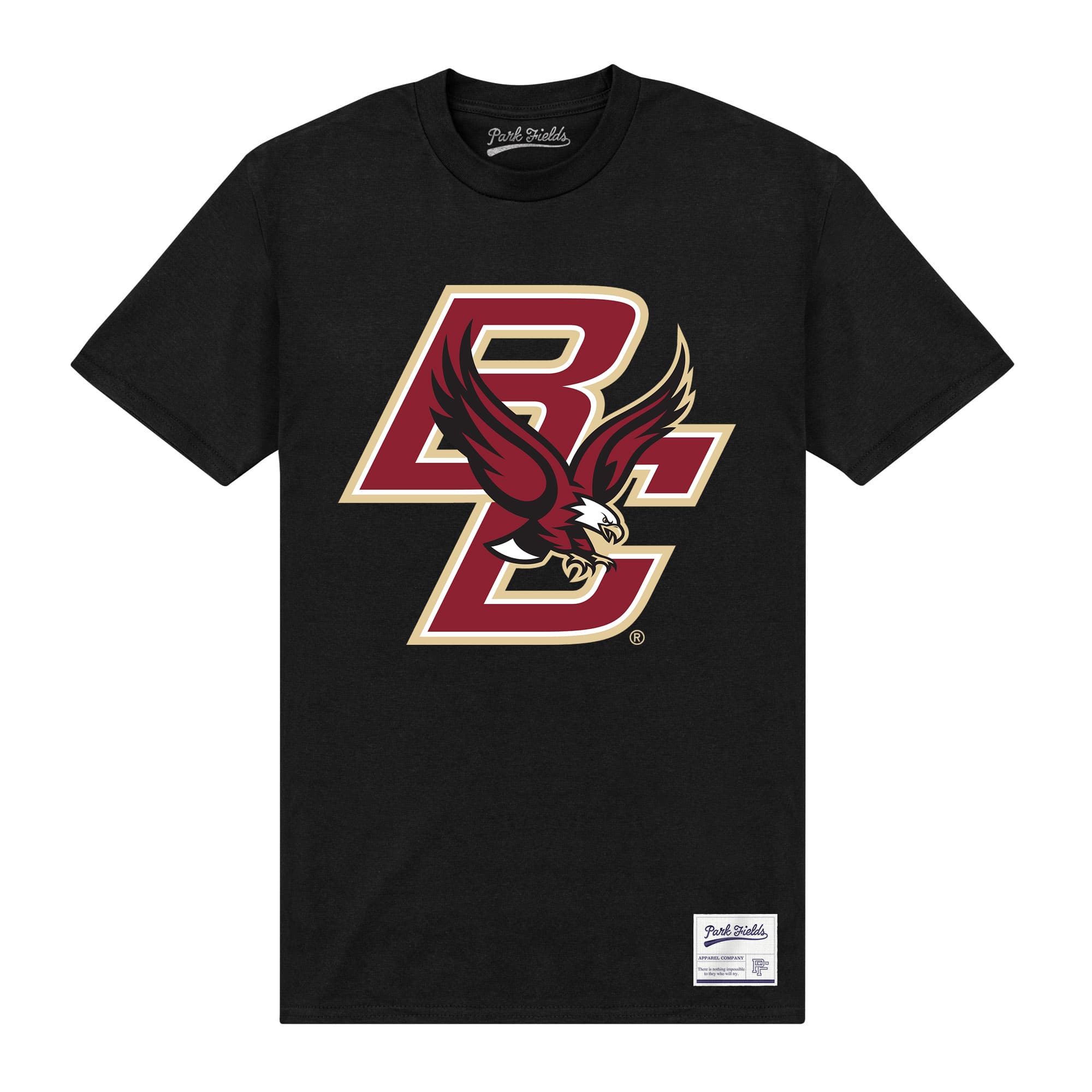 Boston College Eagle Black T-Shirt