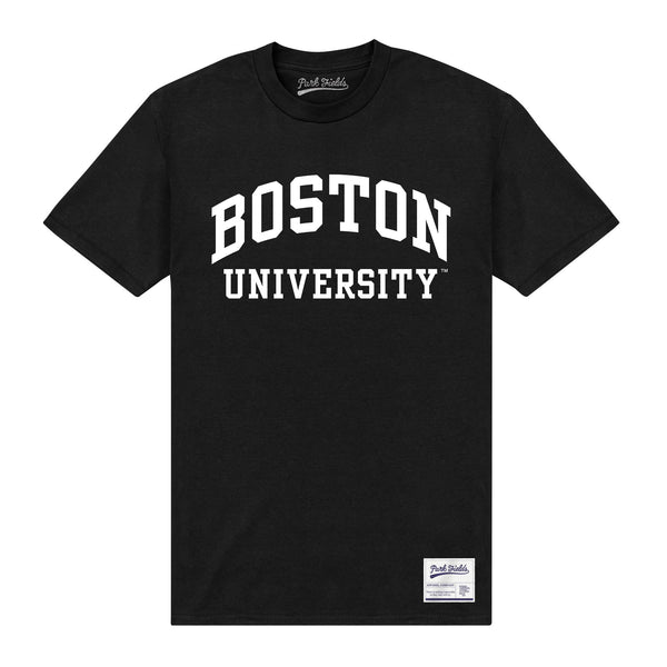 Boston University Script Black T-Shirt