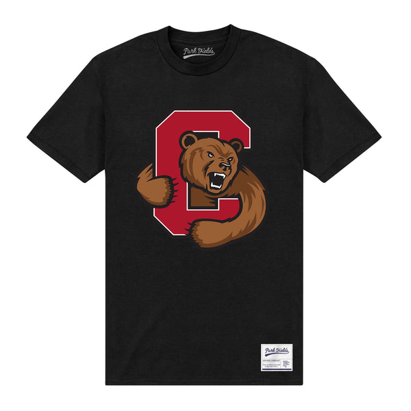Cornell University Bear Black T-Shirt