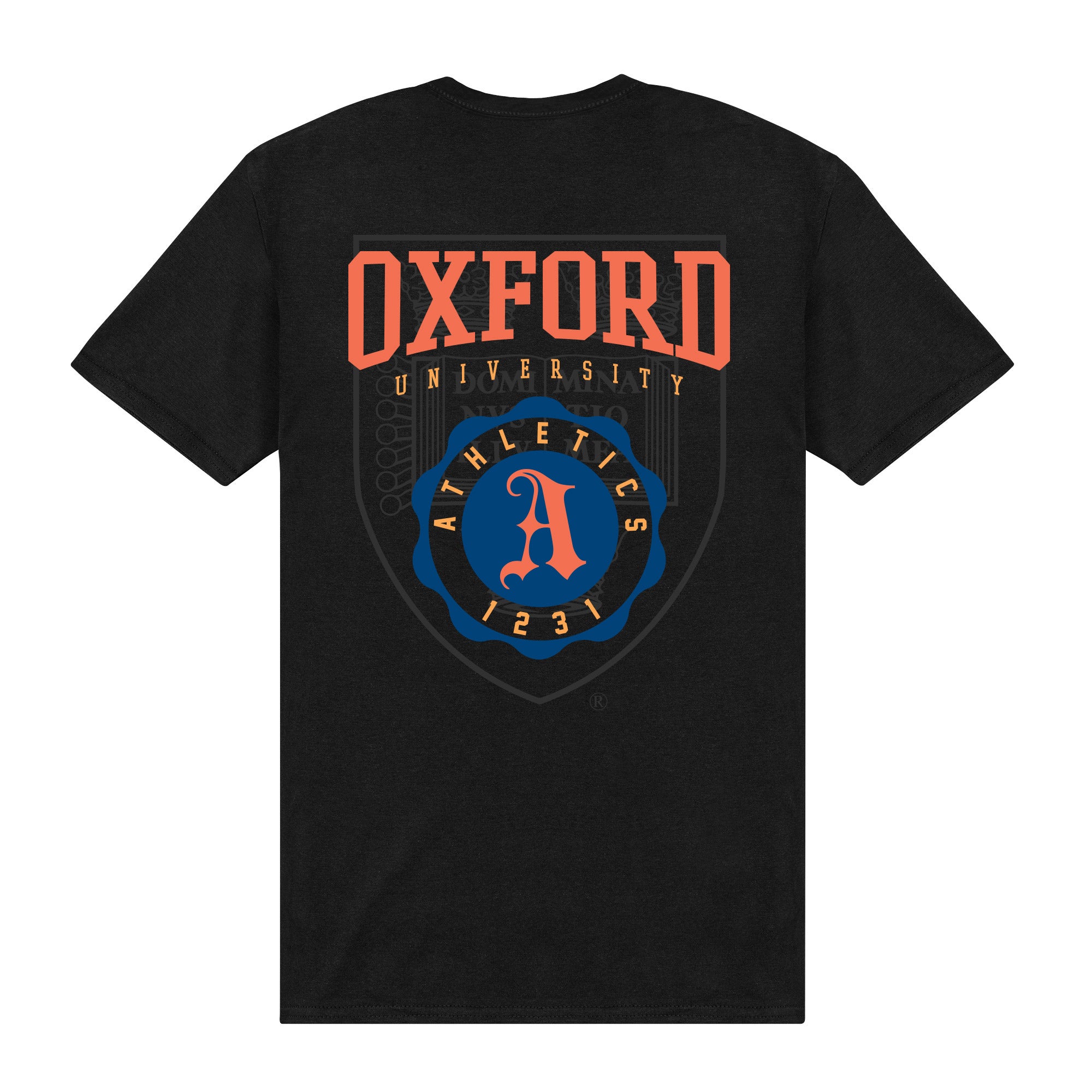 Oxford University Athletics T-Shirt - Black