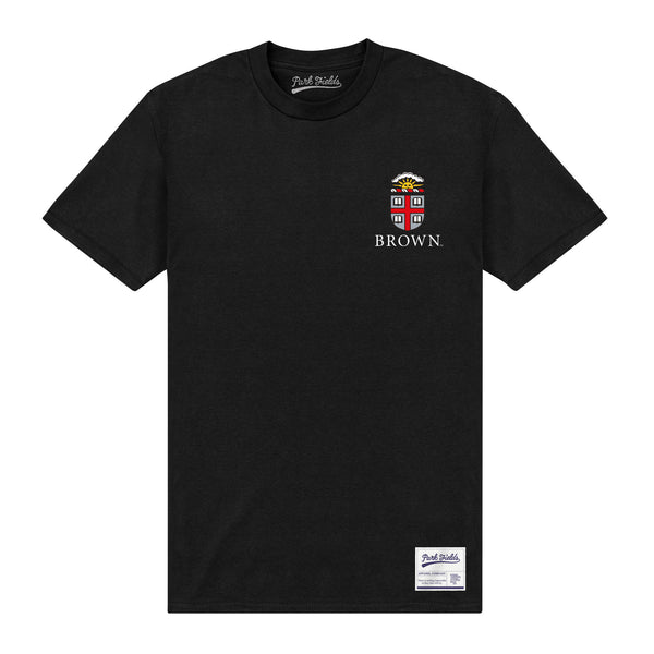Brown University Emblem T-Shirt- Black