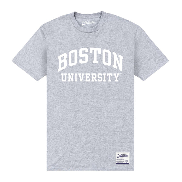 Boston University Script Heather Grey T-Shirt