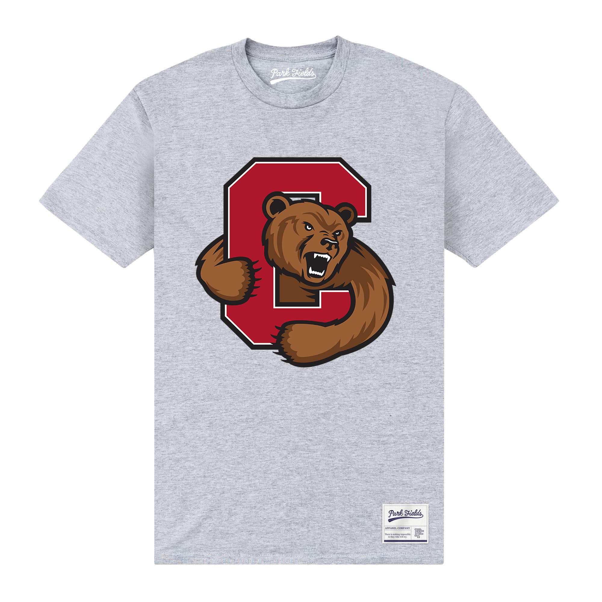 Cornell University Bear Heather Grey T-Shirt
