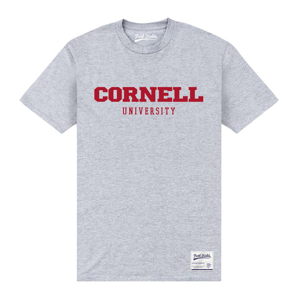 Cornell University Script Heather Grey T-Shirt