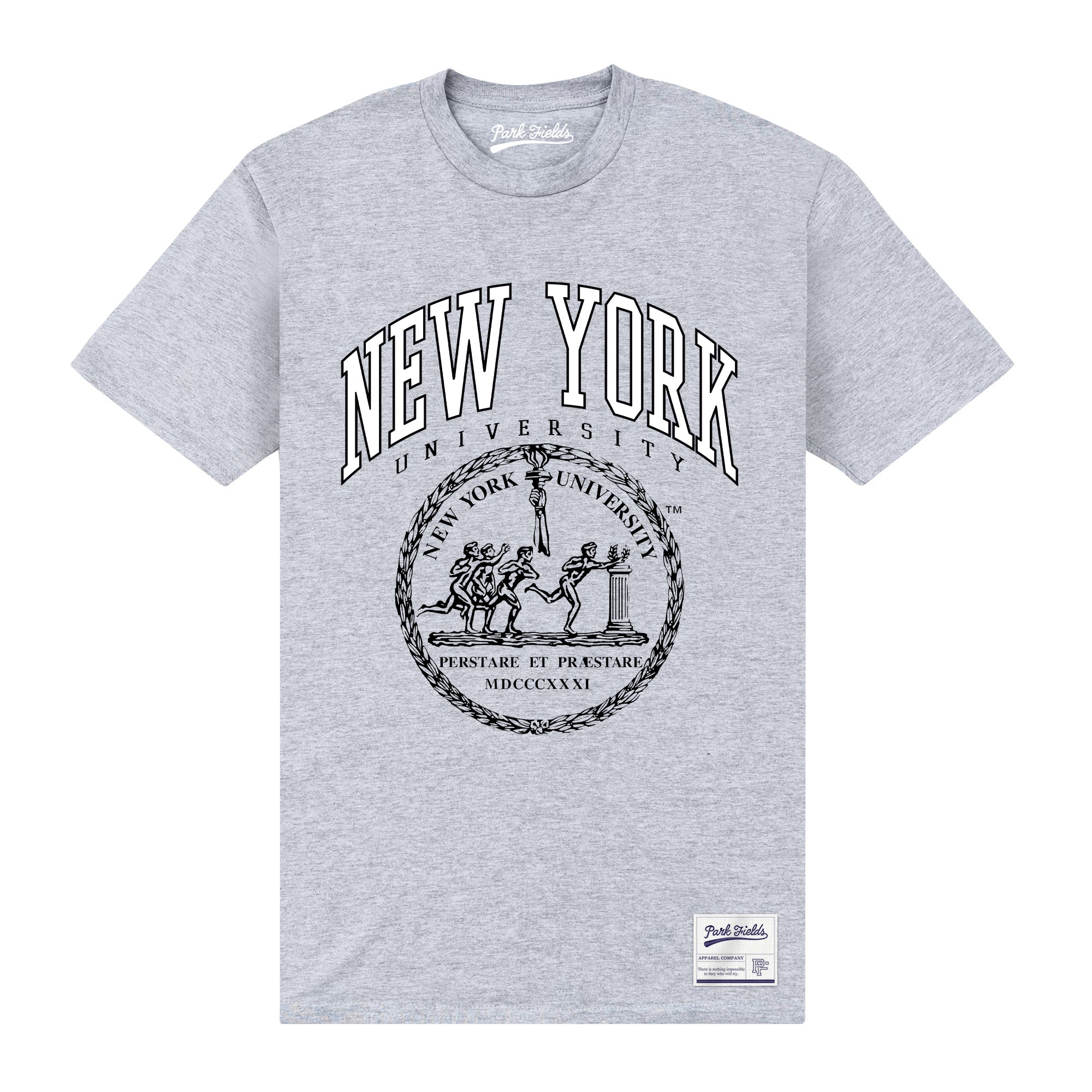 New York University Heather Grey T-Shirt