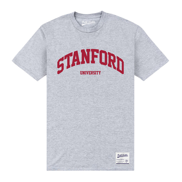 Stanford University Script Heather Grey Unisex T-Shirt