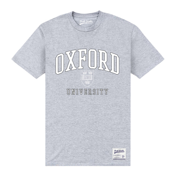 Oxford University Shield Heather Grey T-Shirt