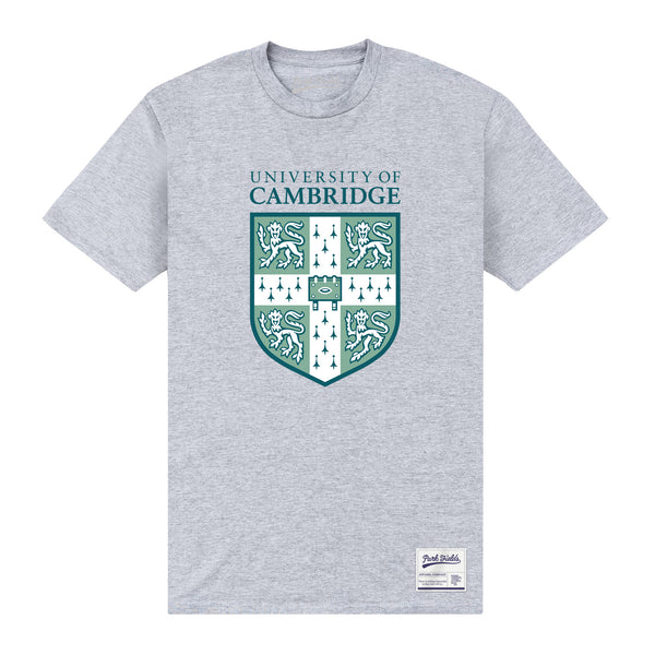 University Of Cambridge Shield Heather Grey T-Shirt