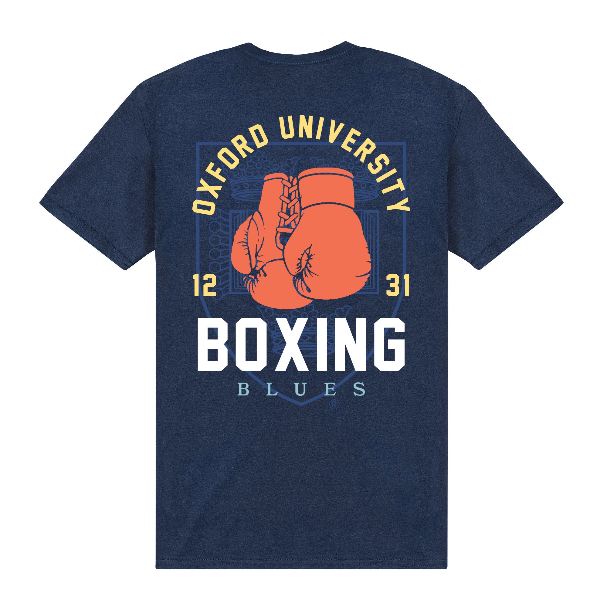 Oxford University Boxing T-Shirt - Navy