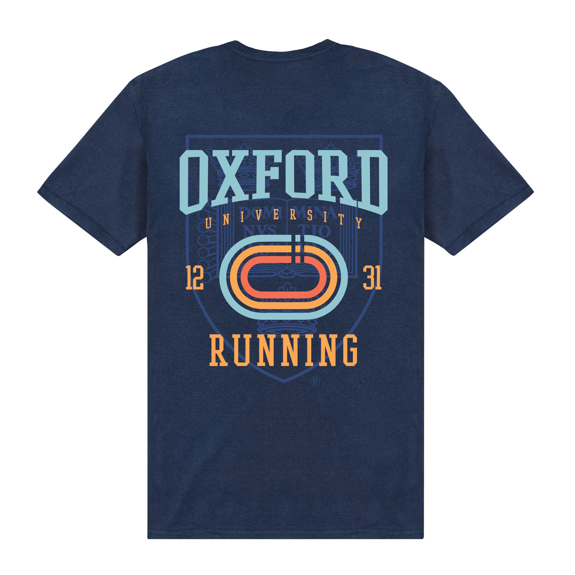 Oxford University Running T-Shirt - Navy
