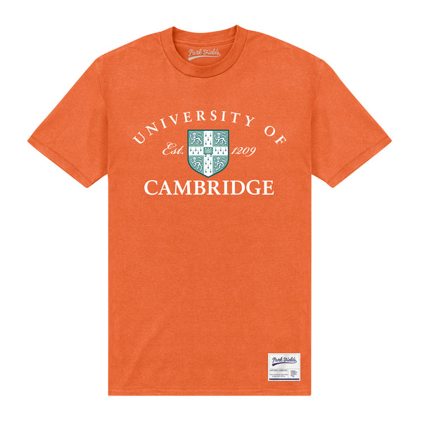 University Of Cambridge Est 1209 Orange T-Shirt