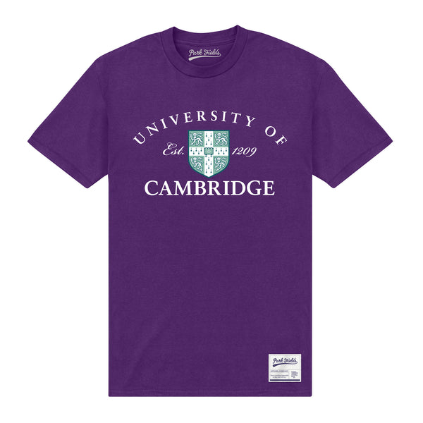 University Of Cambridge Est 1209 Purple T-Shirt
