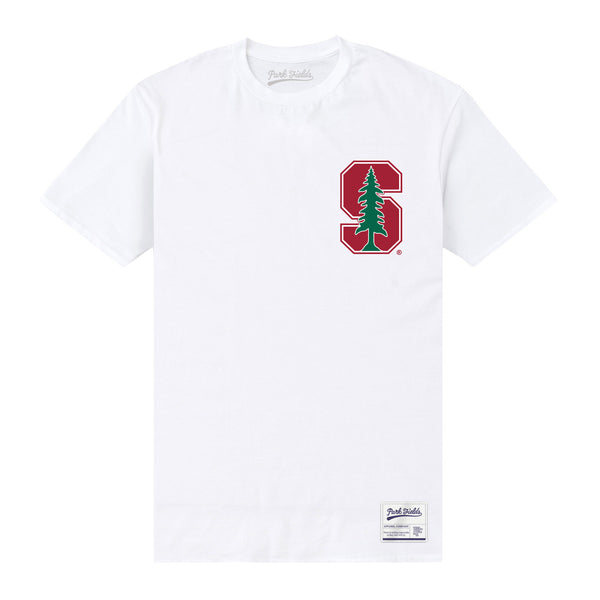 Stanford University S White T-Shirt