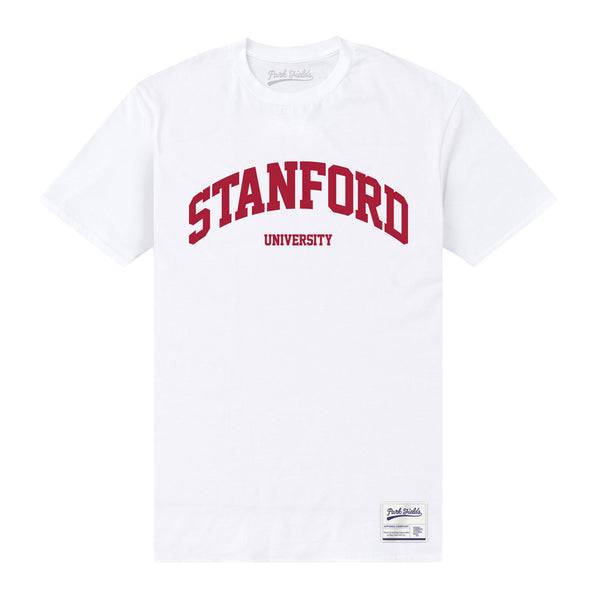 Stanford University Script White Unisex T-Shirt