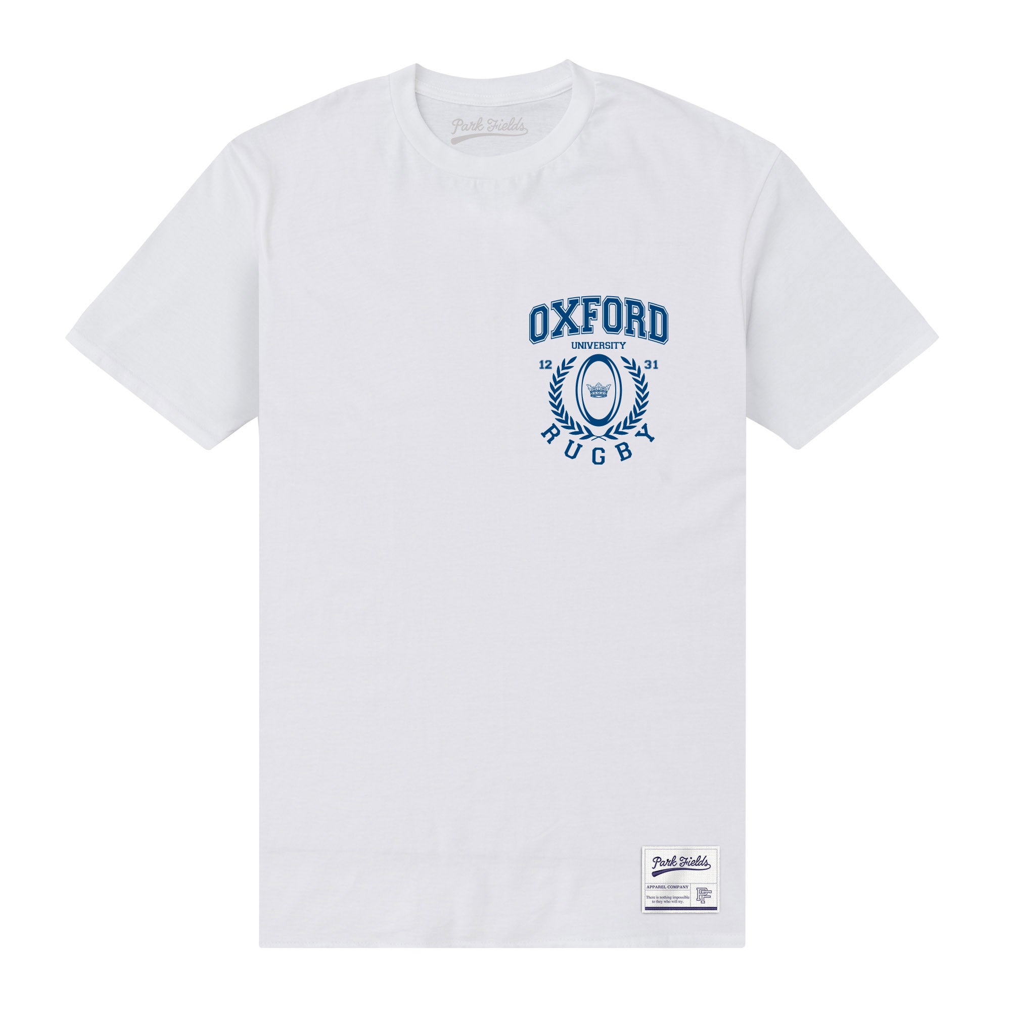Oxford University Rugby T-Shirt - White