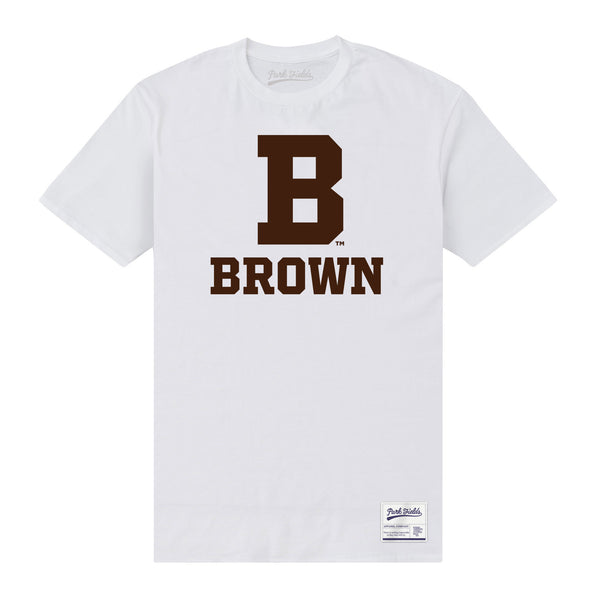 Brown University Initial T-Shirt - White