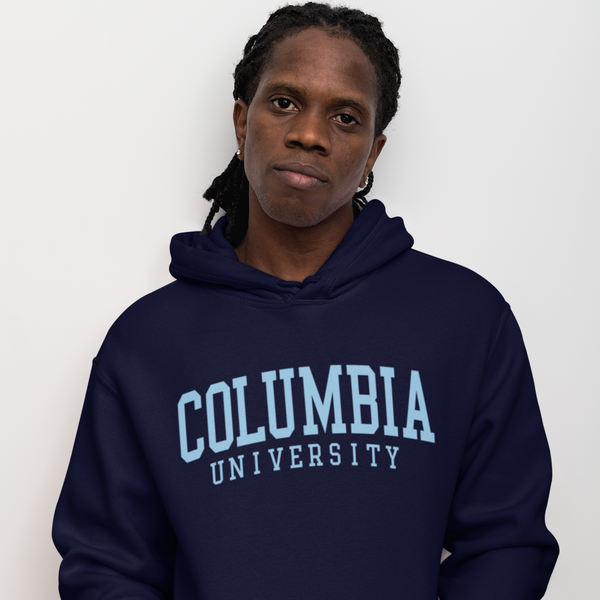 Columbia University Script Navy Hoodie